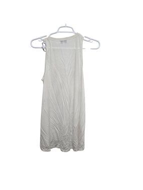 AG Adriano Goldschmied LXE Tank Ivory Lyocell Small